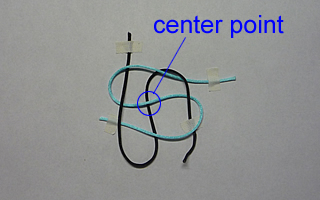 Shi Zi knot (cw) - Step 2